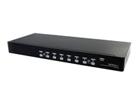StarTech.com 8 Port VGA KVM Switch - 1U Rack Mount - USB VGA KVM Switch with Audio - 1920 x 1440 @60hz - KVM Video Switch (SV831DUSBAU) - Omkopplare för tangentbord/video/mus/ljud - 8 x KVM/ljud - 1 lokal användare - skrivbordsmodell - för P/N: RK3236BKF, RK4236BKB, RK4242BK24, RK4242BK30, RKCONS1701, RKCONS17HD, RKQMCAB12V2 SV831DUSBAU