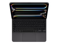 Apple Magic Keyboard - Tangentbord och foliefodral - med pekdyna - bakgrundsbelyst - Apple Smart connector - QWERTY - norsk - svart - för Apple 13-inch iPad Pro M4 Wi-Fi, M4 Wi-Fi + Cellular MWR53H/A
