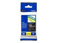 Brother TZe-345 - Standardlim - vitt på svart - Rulle (1,8 cm x 8 m) 1 kassett(er) bandlaminat - för Brother PT-D600; P-Touch PT-18, 3600, 9800, D450, D800, E500, E550, H101, H500, P750, P900 TZE345