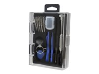 StarTech.com Cell Phone Repair Kit - with Case - Multipurpose - Computer Tool Kit - Electronics Kit - PC Tool Kit (CTKRPR) - Reparationsverktygssats för mobiltelefoner - 23 delar - i fodral CTKRPR