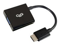 C2G HDMI Mini to VGA Adapter Converter Dongle - Videokonverterare - HDMI - VGA - svart 80503