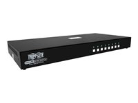 Tripp Lite Secure KVM Switch, 8-Port, Single Head, DisplayPort to DisplayPort, 4K, NIAP PP4.0, Audio, CAC, TAA - Omkopplare för tangentbord/video/mus/ljud - 8 x KVM/ljud/USB - 1 lokal användare - skrivbordsmodell - TAA-kompatibel - för P/N: P783-006, P783-010, UR022-001, UR030-006, WEXT1G, WEXT2G B002-DP1AC8-N4