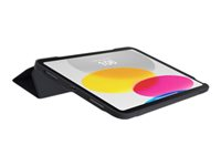 OtterBox Symmetry Series 360 Elite - Vikbart fodral för surfplatta - polykarbonat, syntetiskt gummi - scholar - för Apple 10.9-inch iPad (10:e generation); iPad A16 Wi-Fi, A16 Wi-Fi + Cellular 77-90370