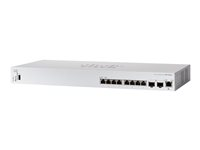 Cisco Business 350 Series CBS350-8XT - Switch - L3 - Administrerad - 6 x 10GBase-T + 2 x combo 10 Gigabit SFP+/RJ-45 - rackmonterbar CBS350-8XT-EU