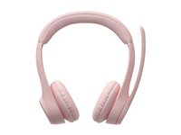 Logitech Zone 300 - Headset - på örat - Bluetooth - trådlös - rosa 981-001412