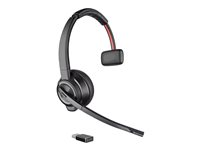 Poly Savi 8210-M Office - Savi 8200 series - headset - på örat - DECT / Bluetooth - trådlös - svart 8D3J8AA