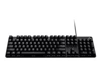 Logitech G G413 SE - Tangentbord - bakgrundsbelyst - USB - QWERTY - nordiskt (danska/finska/norska/svenska) - tangentbrytare: Tactile - svart 920-010436