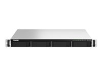 QNAP TS-464U-RP - NAS-server - 4 fack - 24 TB - kan monteras i rack - SATA 6Gb/s - HDD 6 TB x 4 - RAID 0, 1, 5, 6, 10, JBOD - RAM 8 GB - 2.5 Gigabit Ethernet - iSCSI support - 1U TS-464U-RP-8G+4XHDWG460UZSVA
