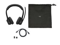 Logitech Zone 305 - Headset - på örat - Bluetooth - trådlös - USB-C via Bluetooth-adapter - ljudisolerande - Certifierad för Microsoft-teams, Works With Chromebook Certified 981-001451