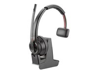 Poly Savi 8210-M - Savi 8200 series - headset - på örat - DECT / Bluetooth - trådlös - svart - Zoomcertifierad, Certifierad för Microsoft-teams 8D3F1AA