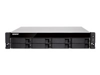 QNAP TS-877XU-RP - NAS-server - 8 fack - kan monteras i rack - SATA 6Gb/s - RAID 0, 1, 5, 6, 10, 50, JBOD - RAM 8 GB - Gigabit Ethernet / 10 Gigabit Ethernet - iSCSI support - 2U TS-877XU-RP-3600-8G