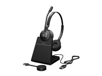 Jabra Engage 55 SE Stereo - Headset - på örat - DECT - trådlös - USB-A via DECT-adapter - Certifierad för Microsoft-teams 9659-455-111