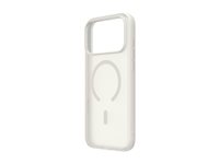 Belkin SheerForce Grip Series - Baksidesskydd för mobiltelefon - MagSafe-kompatibilitet - tillverkas av återvunna material - sand - för Apple iPhone 17 Pro Max MSA036HQSA