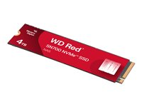WD Red SN700 WDS400T1R0C - SSD - 4 TB - inbyggd - M.2 2280 - PCIe 3.0 x4 (NVMe) WDS400T1R0C