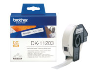 Brother DK-11203 - Svart på vitt - 17 x 87 mm 300 etikett (er) (1 rulle/rullar x 300 etiketter för filmappar - för Brother QL-1050, 1060, 1110, 500, 550, 560, 570, 580, 600, 650, 700, 710, 720, 820 DK11203