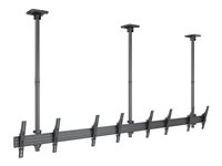 Multibrackets M Pro MBC4X1U - Fäste - aluminium, stål - svart - skärmstorlek: 32"-65" - takmonterbar 7350073733484