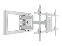 Multibrackets M Hospitality Flexarm with STB Enclosure - Fäste - för LCD-display - metall - vit - skärmstorlek: 37"-70" - väggmonterbar 7350105210204