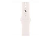 Apple - Band för smart klocka - 42mm - storlek M/L - ljus rouge MXLP3ZM/A