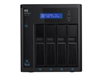 WD My Cloud EX4100 WDBWZE0160KBK - NAS-server - 4 fack - 16 TB - HDD 4 TB x 4 - RAID 0, 1, 5, 10, JBOD, 5 hot spare - RAM 2 GB - Gigabit Ethernet - iSCSI support WDBWZE0160KBK-EESN