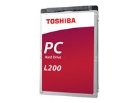 Toshiba L200 Laptop PC - Hårddisk - 1 TB - inbyggd - 2.5" - SATA 6Gb/s - 5400 rpm - buffert: 128 MB HDWL110UZSVA