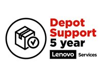 Lenovo Expedited Depot/Customer Carry In Upgrade - Utökat serviceavtal - material och tillverkning (för system med 3 års depå eller inkörningsgaranti) - 5 år (från ursprungligt inköpsdatum av utrustningen) - för ThinkPad P1; P14s Gen 1; P40 Yoga; P43; P50; P51; P52; P70; P71; P72; W541; W550 5WS0V07077