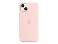 Apple - Baksidesskydd för mobiltelefon - MagSafe-kompatibilitet - silikon - chalk pink - för iPhone 14 Plus MW523ZM/A