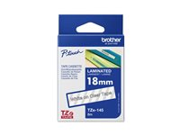 Brother TZe-145 - Standardlim - vit på transparent - Rulle (1,8 cm x 8 m) 1 kassett(er) bandlaminat - för Brother PT-P750, P950; P-Touch PT-18, 3600, D800, P750, P900, P950; P-Touch EDGE PT-P750 TZE145