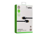 Belkin High Speed HDMI Cable with Ethernet - HDMI-kabel med Ethernet - HDMI hane till HDMI hane - 3 m - svart AV10150BF3M