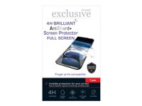 Insmat Exclusive AntiShard+ - Skärmskydd för mobiltelefon - helskärm, 4 H Brilliant - film - transparent - för Motorola Moto G7 861-1588