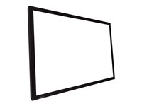 Multibrackets M Framed Projection Screen Deluxe - Projektorduk - 100" (254 cm) - 16:9 - Matte White - svart 7350022733473