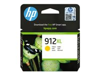 HP 912XL - 8.5 ml - Lång livslängd - gul - original - Officejet - bläckpatron - för Officejet 8010e, 8012, 8014, 8015; Officejet Pro 8022, 8023, 8024, 8025 3YL83AE#LS3