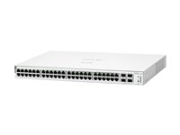 HPE Networking Instant On 1930 48G Class4 PoE 4SFP/SFP+ 370W Switch - Switch - L3 - Administrerad - 48 x 10/100/1000 (PoE) + 4 x 1 Gigabit / 10 Gigabit SFP+ - rackmonterbar - PoE (370 W) JL686B