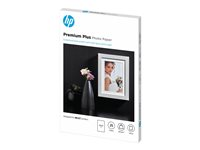 HP Premium Plus Photo Paper - Blank - 100 x 150 mm - 300 g/m² - 25 ark fotopapper - för Deskjet 21XX, 2622, 36XX; Officejet 52XX, 6000, 68XX, 80XX; Photosmart B110, Wireless B110 CR677A