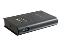 C2G TruLink TV to PC Converter - Videokonverterare - VGA, kompositvideo, S-video - VGA - svart 89026