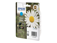 Epson 18XL - XL - cyan - original - bläckpatron - för Expression Home XP-212, 215, 225, 312, 315, 322, 325, 412, 415, 422, 425 C13T18124010