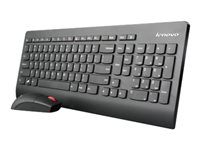 Lenovo Ultraslim Plus Wireless - Sats med tangentbord och mus - trådlös - 2.4 GHz - finska - FRU 0A34062
