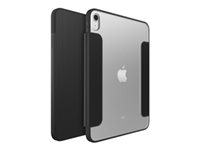 OtterBox Symmetry Folio Series - Vikbart fodral för surfplatta - svart - för Apple 10.9-inch iPad (10:e generation) 77-96680