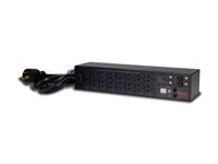 APC Switched Rack PDU AP7902B - Kraftdistributionsenhet (kan monteras i rack) - AC 100/120 V - 2880 VA - ingång: NEMA L5-30P - utgångskontakter: 16 (NEMA 5-20R) - 2U - 3 m sladd - svart - för P/N: SCL500RM1U, SMTL2K2RM2UCL, SMTL2K2RM2UCLNC, SMTL3KRM2UCL, SMTL3KRM2UCLNC AP7902B