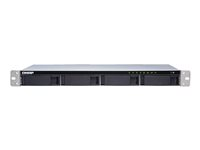 QNAP TS-431XeU - NAS-server - 4 fack - kan monteras i rack - SATA 6Gb/s - RAID 0, 1, 5, 6, 10, JBOD, 5 hot spare - RAM 8 GB - Gigabit Ethernet / 10 Gigabit Ethernet - iSCSI support - 1U TS-431XEU-8G