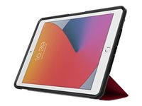 OtterBox Symmetry Series Folio - Vikbart fodral för surfplatta - polykarbonat, syntetiskt gummi - ruby sky - för Apple 10.2-inch iPad (7:e generation, 8:e generation, 9:e generation) 77-86736