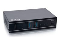 C2G 2x4 USB-C Switch with 2 USB-C Inputs to 2 USB-C and 2 USB-A Device Ports - USB 3.2 GEN 1 (5GBPS) - USB-växel - 4 x USB 3.2 Gen 1 - skrivbordsmodell C2G54263