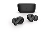 Belkin SoundForm Flow - True wireless-hörlurar med mikrofon - inuti örat - Bluetooth - aktiv brusradering - svart AUC006BTBK