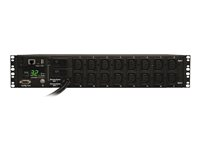 Eaton 7.4kW Single-Phase Switched PDU, LX Interface, 230V Outlets (16-C13), IEC-309 Blue 230V 32A, 3.6m Cord, 2U Rack-Mount, TAA - Horizontal rackmount - kraftdistributionsenhet (kan monteras i rack) - 32 A - AC 230 V - 7.4 kW - Ethernet 10/100 - ingång: IEC 60309 - utgångskontakter: 16 - 2U PDUMH32HVNET