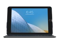 ZAGG Rugged Messenger - Tangentbord och foliefodral - bakgrundsbelyst - Bluetooth - Nordisk - svart tangentbord, svart fodral - för Apple 10.2-inch iPad (7:e generation, 8:e generation, 9:e generation) 103104689
