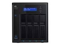 WD My Cloud PR4100 WDBNFA0080KBK - NAS-server - 4 fack - 8 TB - HDD 2 TB x 4 - RAID 0, 1, 5, 10, JBOD - RAM 4 GB - Gigabit Ethernet WDBNFA0080KBK-EESN