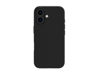 dbramante1928 Monaco - Baksidesskydd för mobiltelefon - MagSafe-kompatibilitet - silikon, plast - nattsvart - för Apple iPhone 16 MO61BL004368
