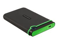 Transcend StoreJet 25M3C - Hårddisk - 4 TB - extern (portabel) - 2.5" - USB 3.1 Gen 1 - järngrå TS4TSJ25M3C