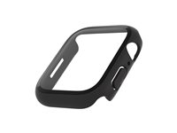 Belkin SCREENFORCE TemperedCurve - Stötsskydd för smartwatch - 2-i-1 - polykarbonat, tempererat glas (9H) - svart OVG004ZZBK-REV