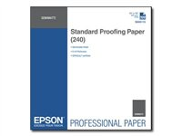 Epson Proofing Paper Standard - Halvmatt - 9 mil - 330 x 482 mm - 240 g/m² - 100 ark korrekturpapper - för SureColor SC-P10000, P20000, P6000, P7000, P7500, P8000, P9000, P9500, T3200, T5200, T7200 C13S045115