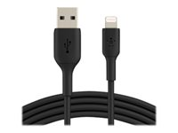 Belkin BoostCharge - Lightning-kabel - Lightning hane till USB hane - 3 m - svart CAA001BT3MBK